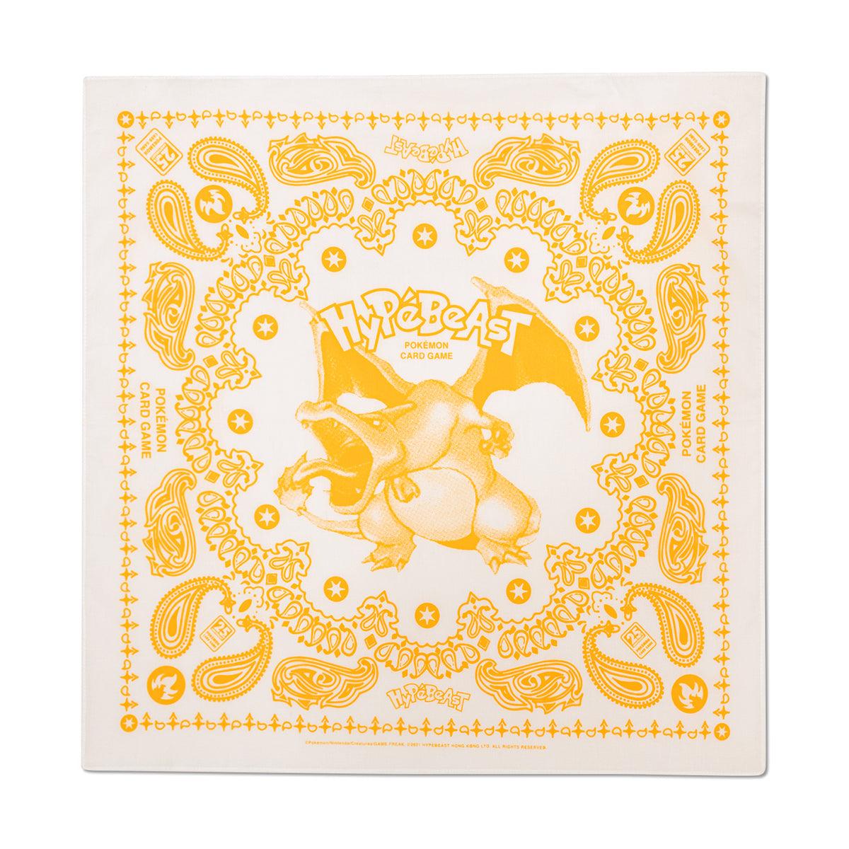 Pokémon TCG Bandana - White Cotton Neck Scarf for Pokémon Fans, Collectors & Trainers | Perfect for Cosplay, Conventions & Gaming Events