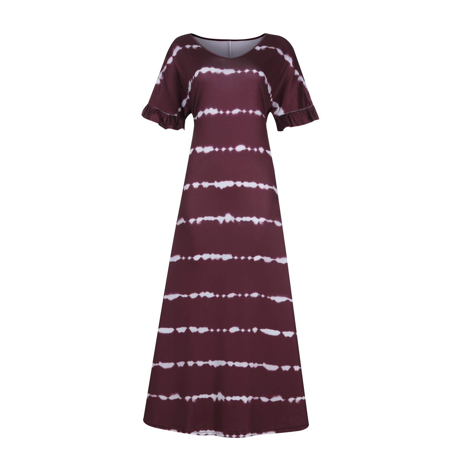 Achimlt Women's Mini Dress - V-Neck Short Sleeve Summer Casual Dress for Dating, Beach, Party | Lightweight & Comfortable Everyday Wear