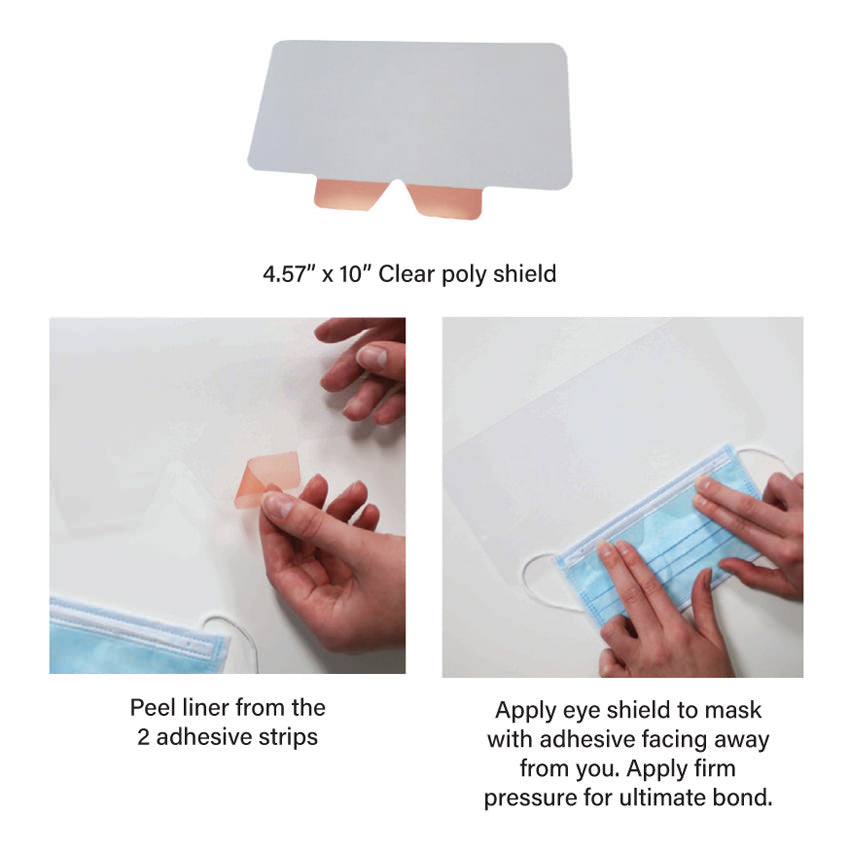 Disposable Anti-Static Clear Eye Shield Visor (1-Pack) – Perfect for Medical, Dental, and Laboratory Protection