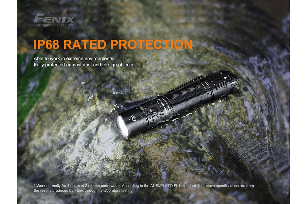 Fenix PD36 TAC Tactical Flashlight 3000 Lumens - Rechargeable LED Flashlight for Camping, Hiking, Emergency & Outdoor Adventures