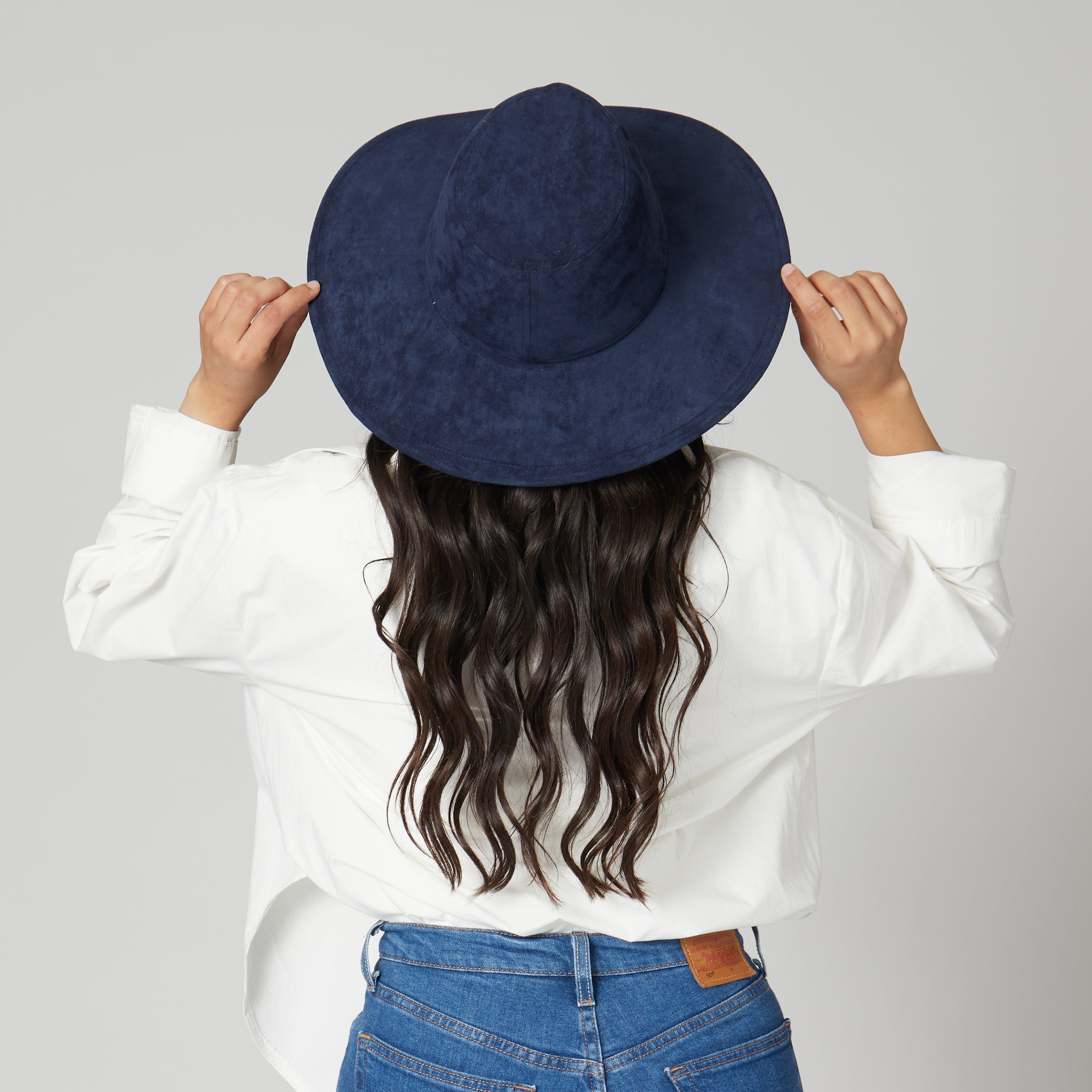 Pioneer Cut & Sew Faux Suede Fedora Hat - Stylish & Durable for Outdoor Adventures, Travel & Fashion