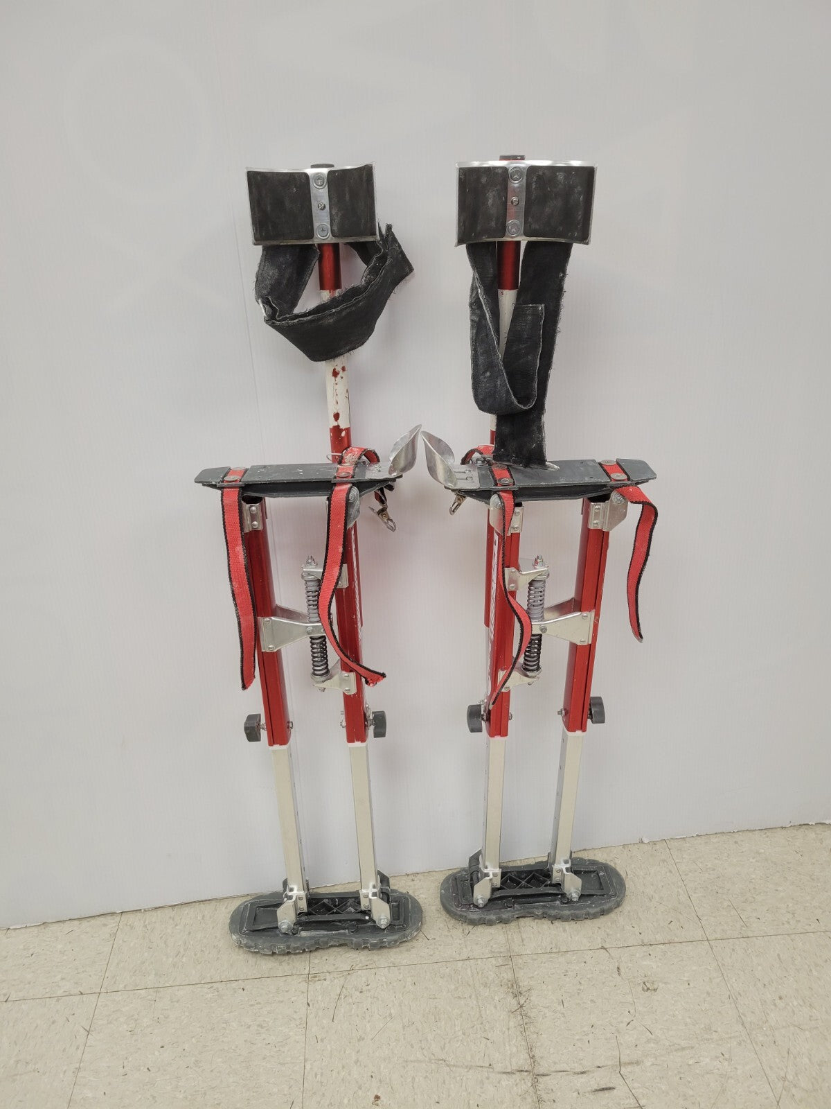 Metal Tech Buildman Stilts - Adjustable Professional Construction Stilts for Drywall, Painting & Ceiling Work - Perfect for Contractors & DIY Home Renovation Projects