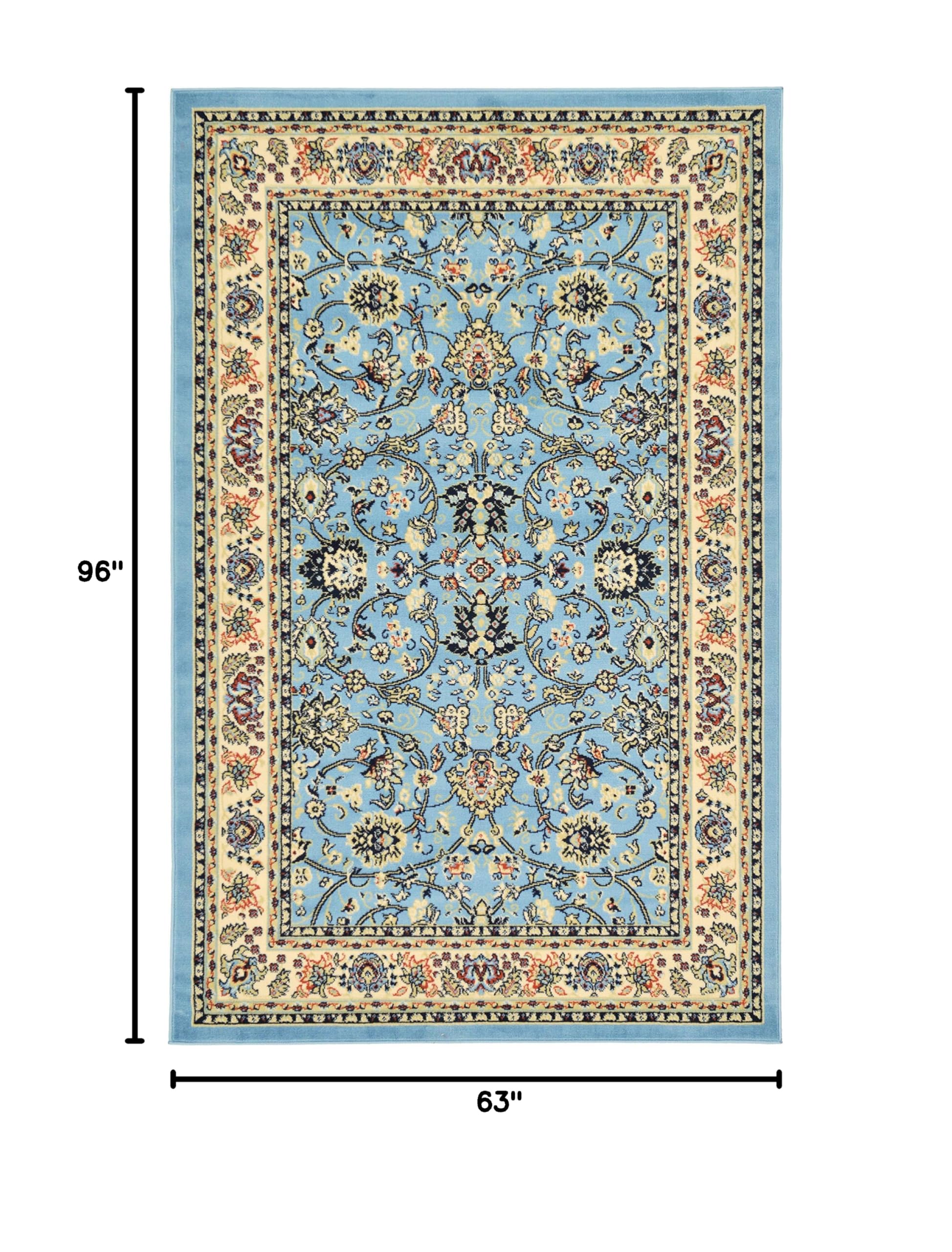 Unique Loom Sialk Hill Collection 5'3