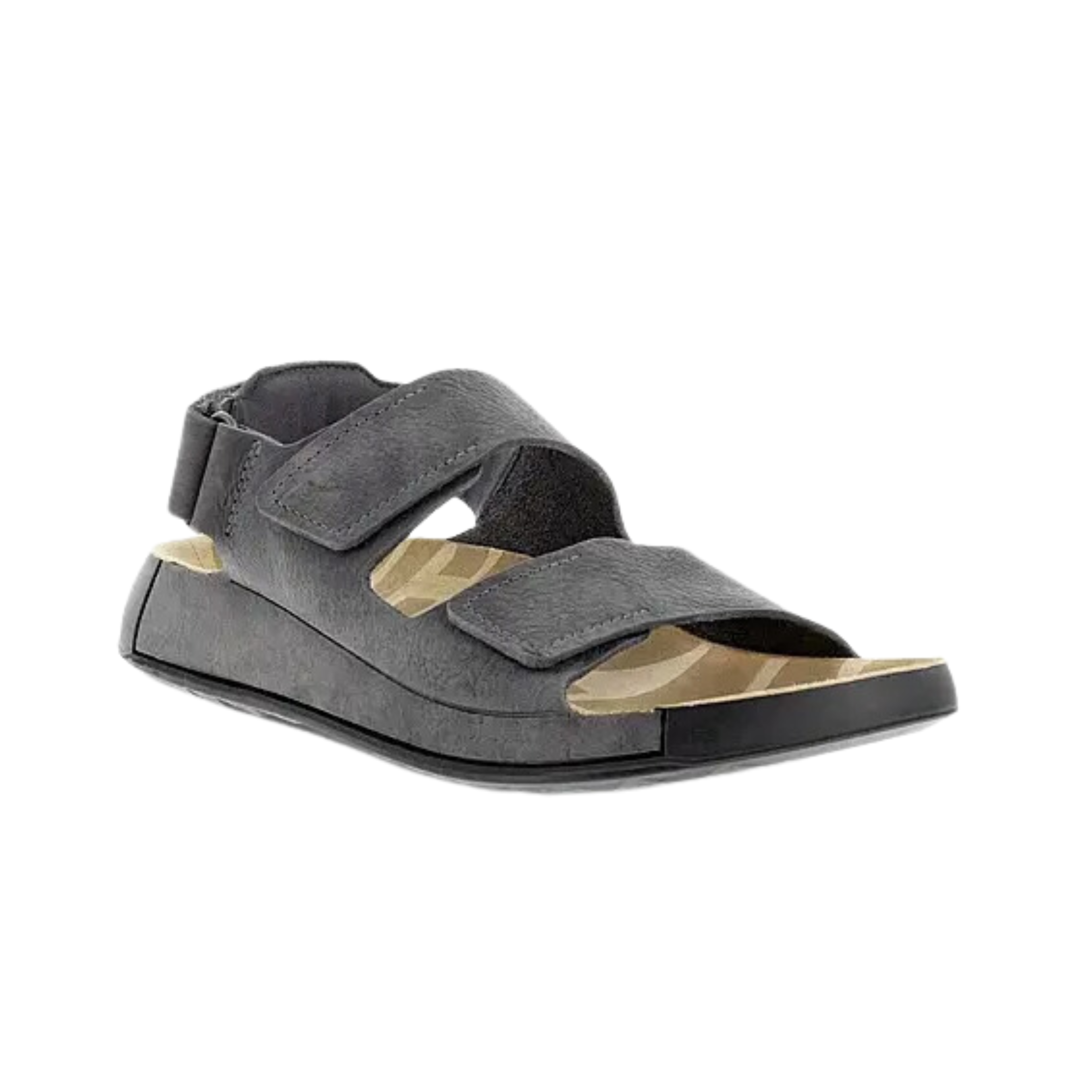 Men's Cozmo 2 Leather Sandals - Comfortable & Durable Titanium Footwear for Summer Walking, Beach & Outdoor Activities