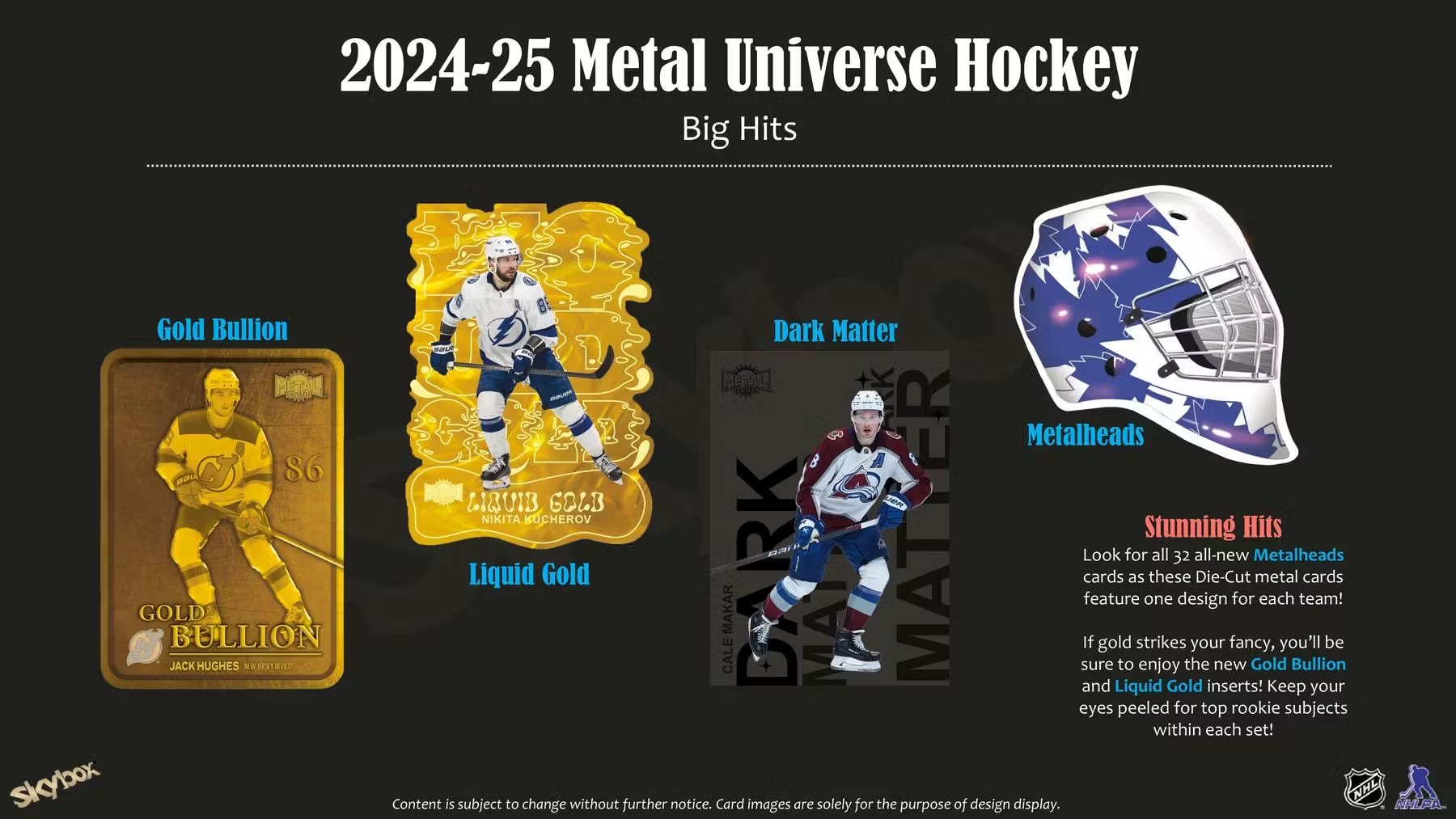 2024-25 Upper Deck Skybox Metal Universe Hockey Hobby Box - 16 Box Case | Collectible Trading Cards for NHL Fans & Sports Memorabilia Collectors | Perfect for Gifts, Investments, and Display Collections