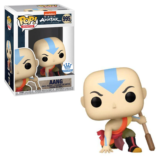 Funko Pop! AVATAR The Last Airbender: Aang #995 Collectible Vinyl Figure - Perfect for Anime Fans, Gift for Avatar Lovers, Office & Home Decor