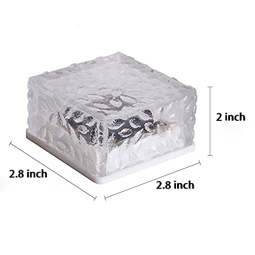 Solar Powered Outdoor Ice Cube Lights - 2.8
