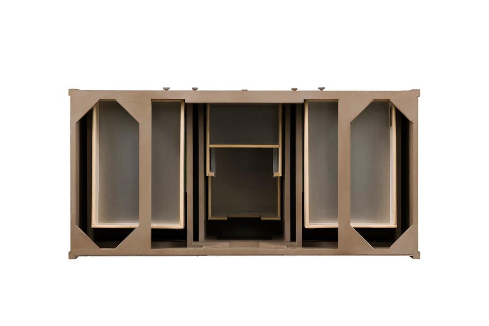 James Martin Vanities Chicago Collection 48 Inch Single Bathroom Vanity in Whitewashed Walnut - Cabinet Only for Modern Home Bathroom Remodel