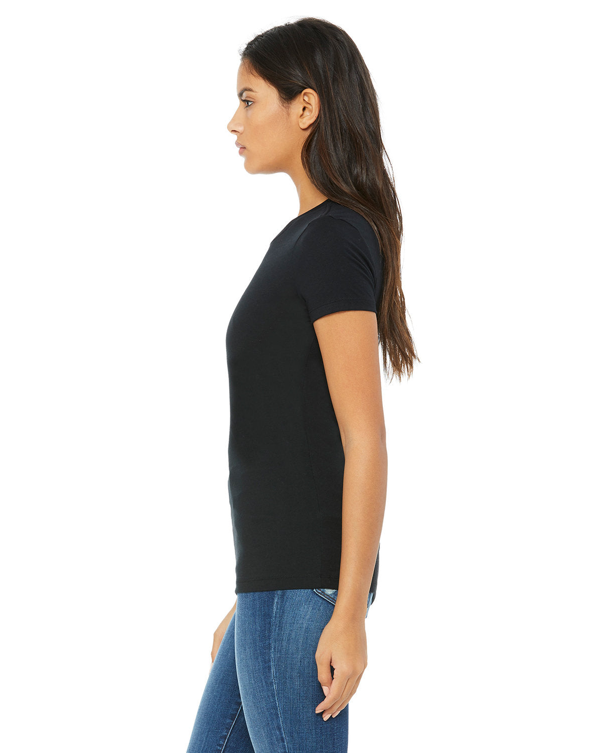 Bella + Canvas 6004 Women's Slim Fit Short Sleeve T-Shirt - Soft Cotton Tee for Casual Wear, Workout & Layering