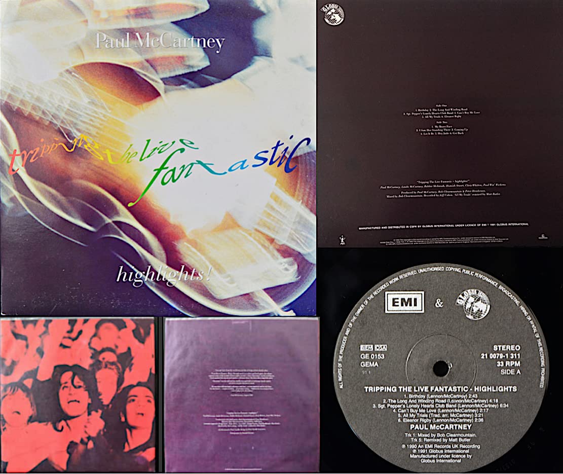 Paul McCartney - Tripping The Live Fantastic Highlights (1991) - Live Concert Album for Beatles Fans & Classic Rock Collectors - Perfect for Road Trips & Music Parties