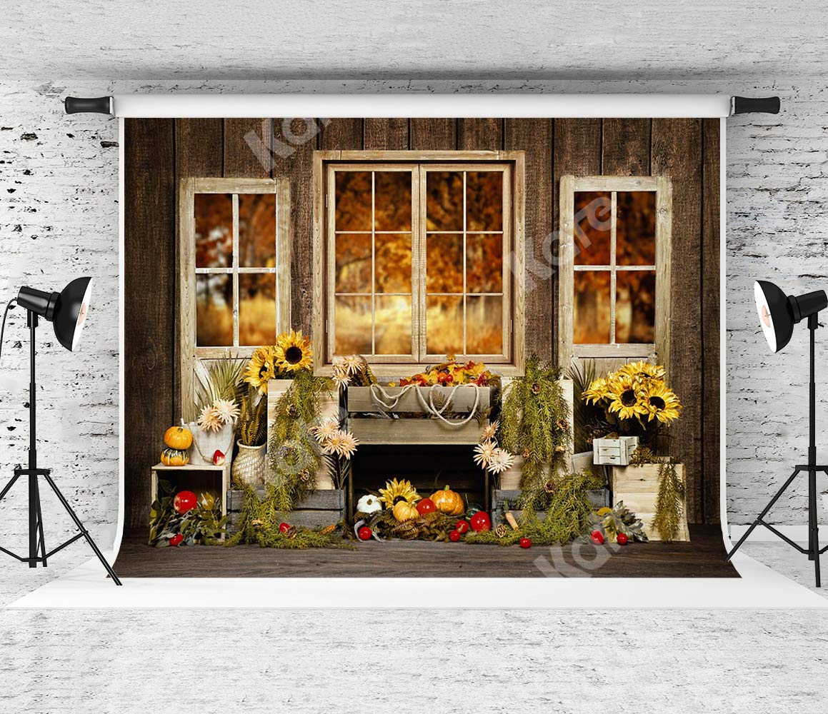 20x10ft Thanksgiving Backdrop for Photography - Autumn Harvest Portrait Background for Photo Studio, Party Decor, Family Gathering & Holiday Photos
