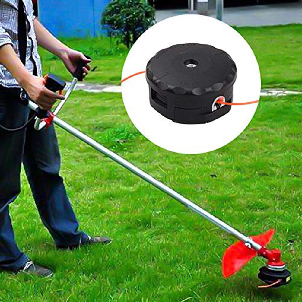 1 Pack Replacement Trimmer Head for Echo Weed Eater SRM-225 SRM-230 SRM-210 PAS210 PAS211 PAS225 Straight Shaft Trimmers - M10x1.25 Screw Model (Not for Heavy Duty) - Perfect for Lawn Care, Yard Maintenance & Landscaping