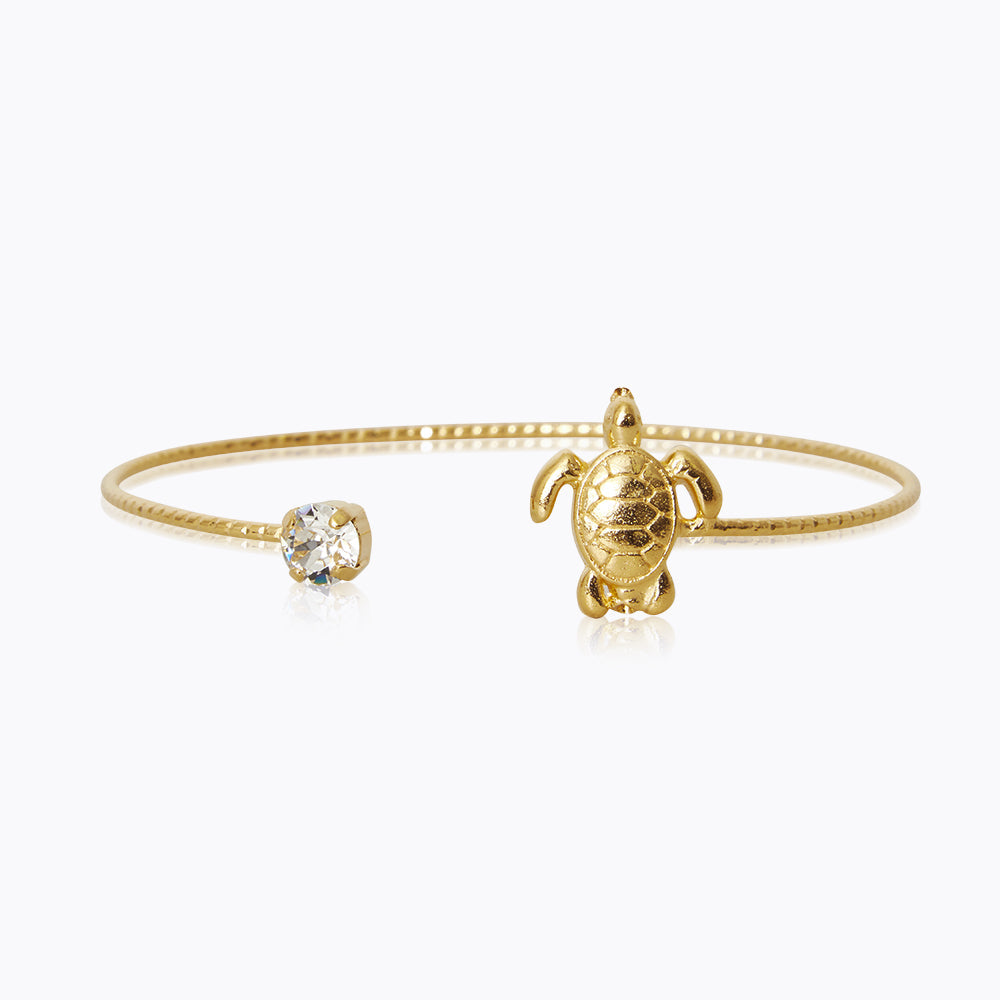 Elegant Crystal Turtle Bracelet for Women - Handmade Adjustable Charm Bangle, Perfect for Gifts, Boho Style Jewelry, Spiritual Healing & Everyday Wear
