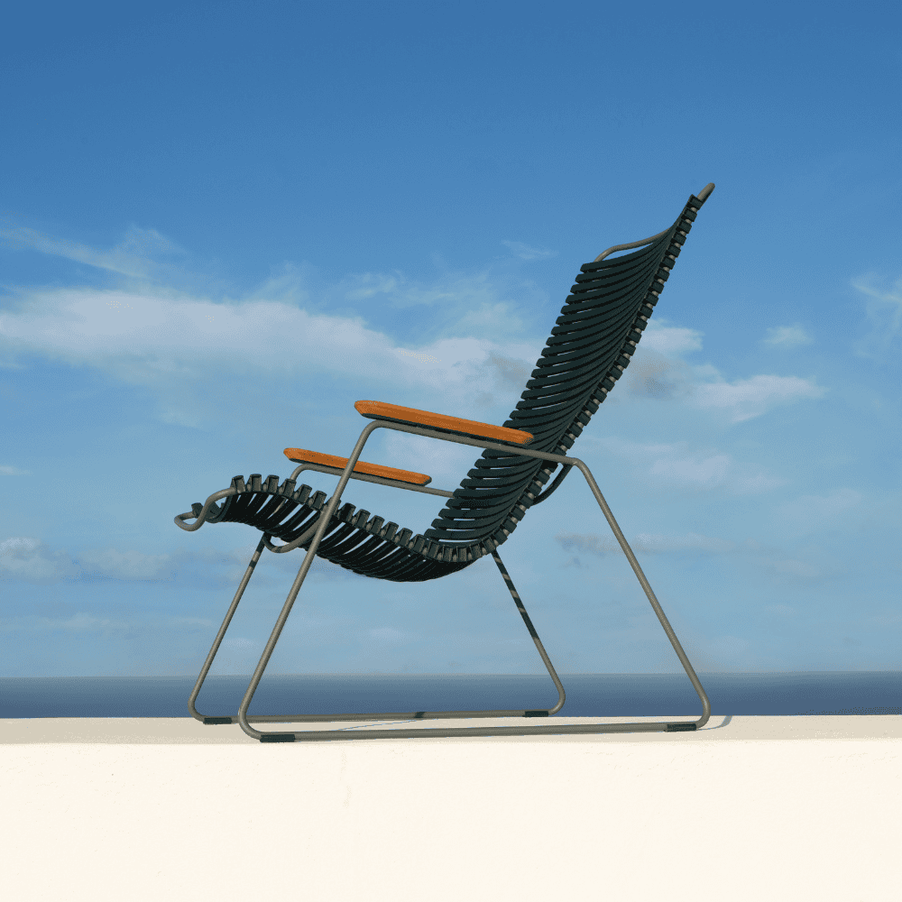 CLICK Outdoor Lounge Chair - Patio Furniture for Backyard, Poolside & Garden Relaxation - Comfortable & Durable Weather-Resistant Sunbathing Chair for Adults