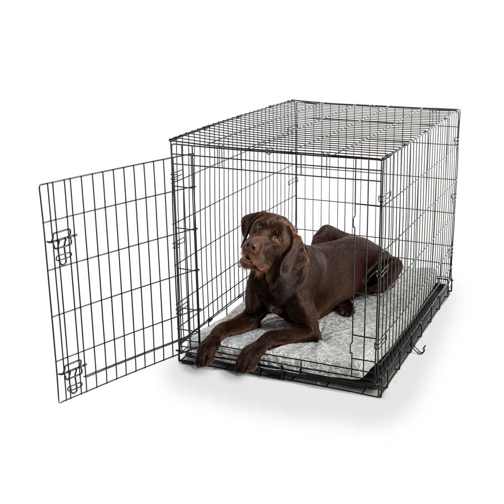 **Snoozer Pet Products - Medium Dog Crate Pad, Soft & Comfortable, Wag Collection in Ramey Gray - Perfect for Crates, Beds & Travel**