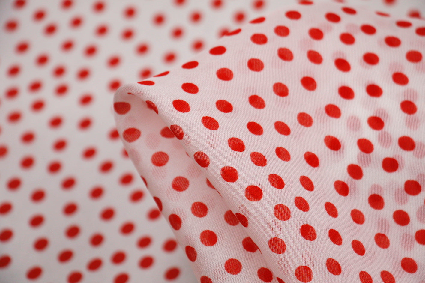 Cherry Neve Crepe Satin Chiffon Fabric - Soft Flowy Material for Dresses, Scarves & Home Decor | Perfect for Evening Gowns, Bridal Wear & DIY Sewing Projects