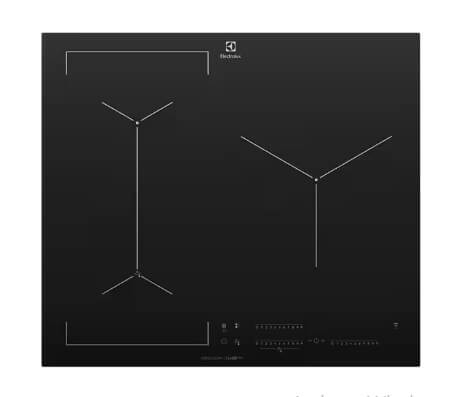 Electrolux EHI635BE 60cm 3-Zone Induction Cooktop with UltimateTaste 700 Technology - Perfect for Modern Kitchens, Home Chefs & Professional Cooking
