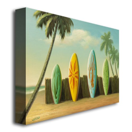 Rio Canvas Art Print - 35x47 Inch Trademark Fine Art Wall Decor for Living Room, Bedroom & Office | Stretched & Framed Ready to Hang