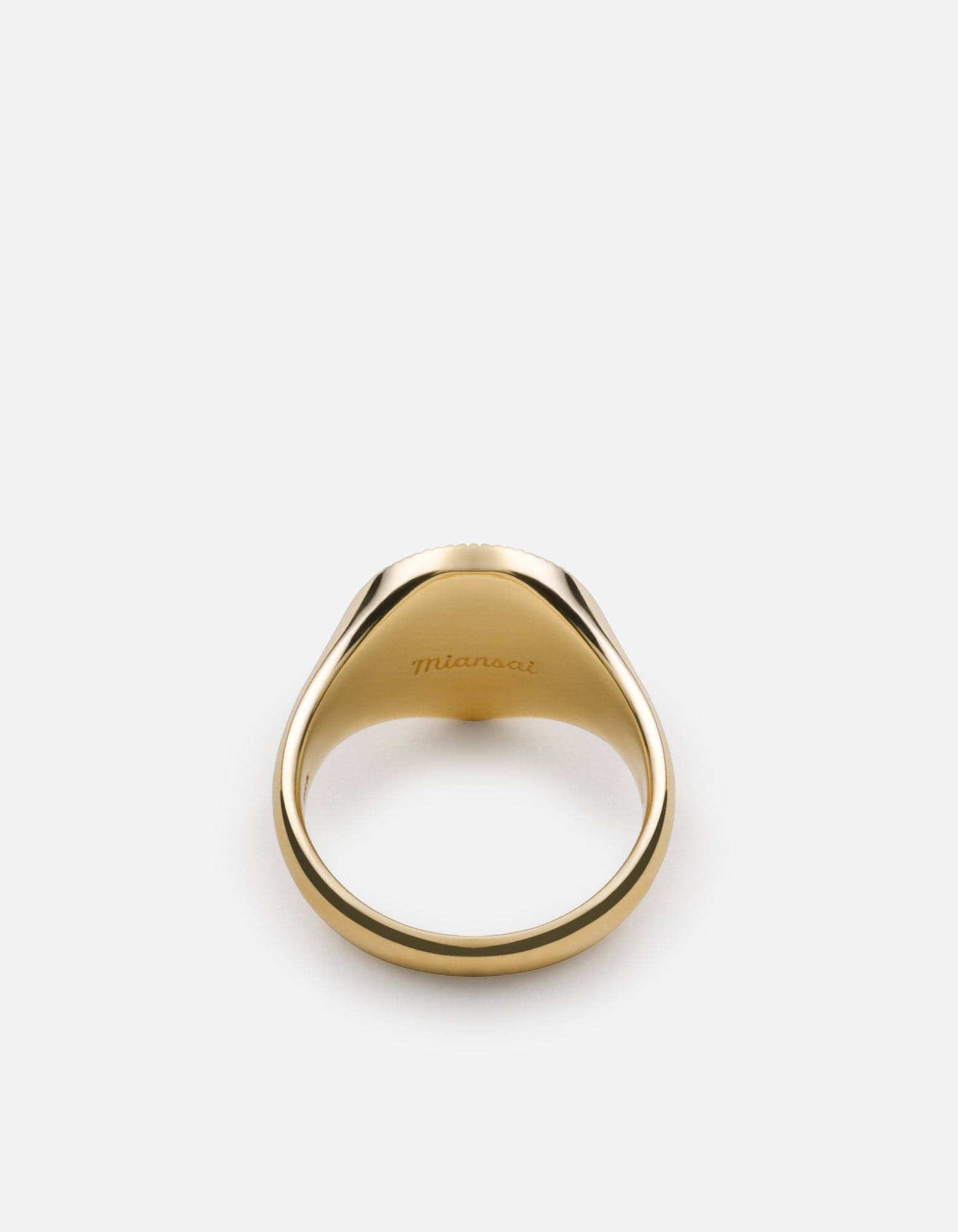Ma'at Ring - 14K Gold Vermeil & Sage Green Gemstone - Egyptian Goddess Jewelry for Women - Perfect for Spiritual Healing, Meditation & Boho Fashion