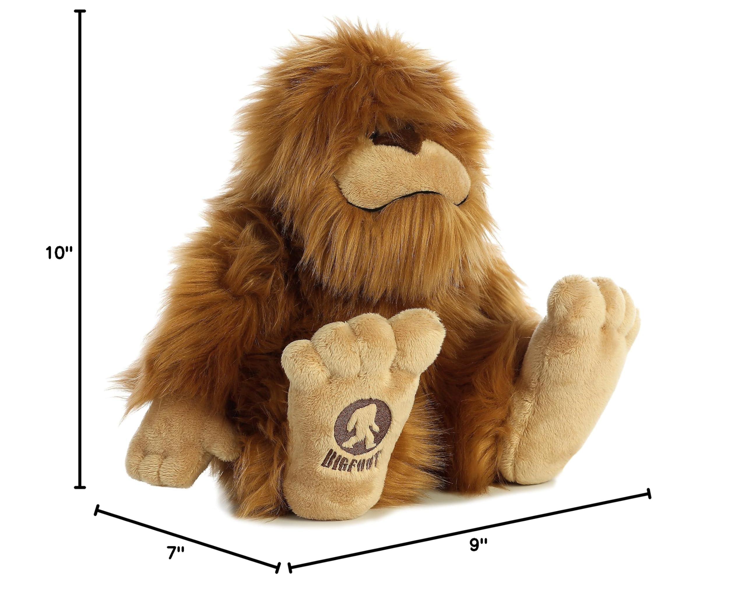 Aurora® Mysterious Fantasy Big Foot Plush Toy - 12.5