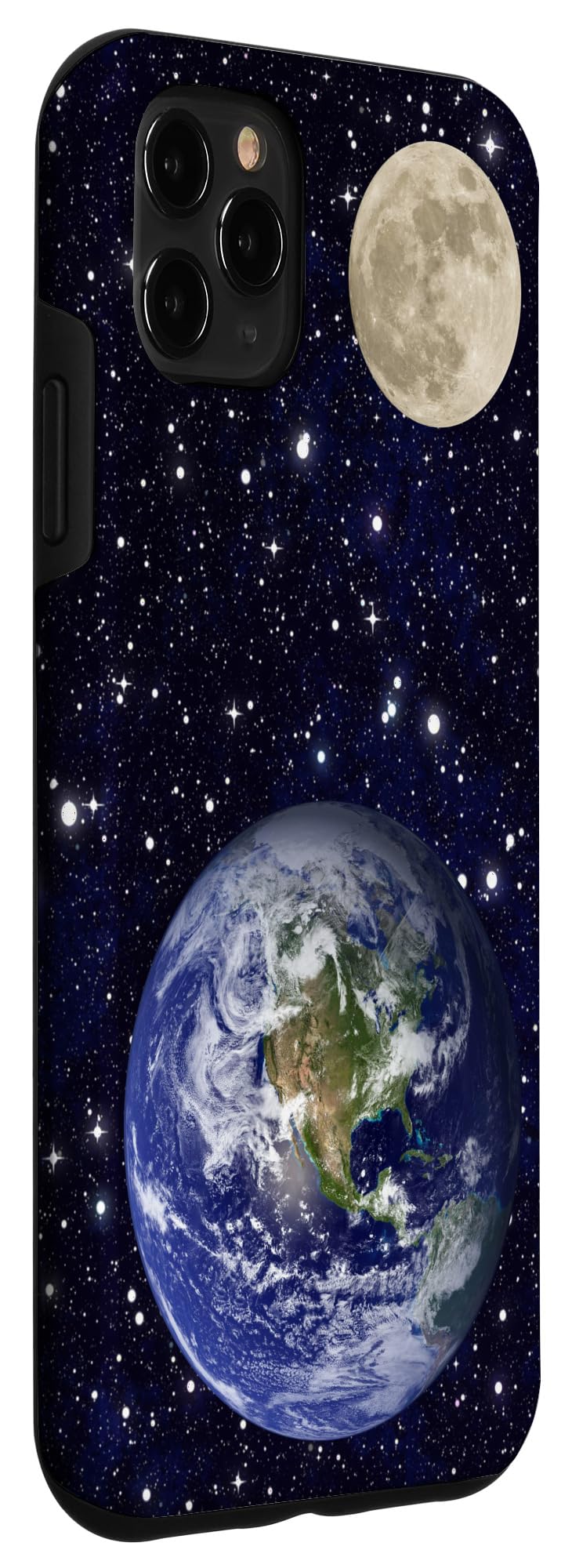 iPhone 11 Pro Max Case - Premium Space Astronomy Design with Earth, Moon & Stars - Perfect for Stargazers & Tech Lovers (Compatible with iPhone 11 Pro Max) - Great for Daily Use, Travel & Gift Giving