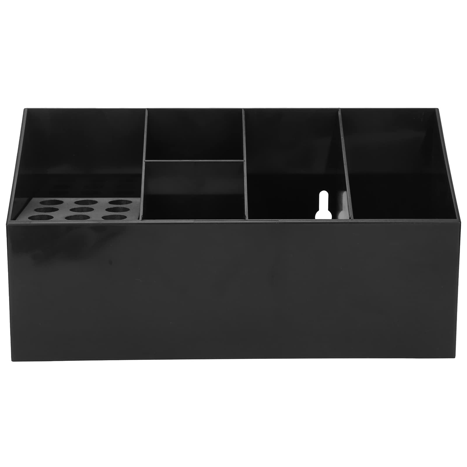 Professional Salon Scissors Organizer & Hairdressing Tool Storage Rack - Black Scissors Holder for Hair Stylists, Barbers, Home & Office Use - Perfect for Salon Organization, Hair Comb & Clip Storage