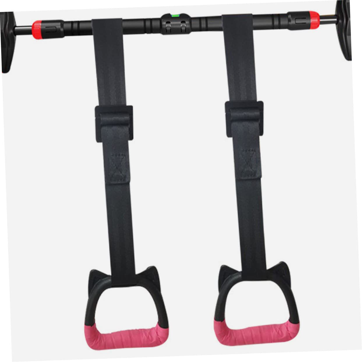 Adjustable Kids Gymnastic Rings Set - Steel Buckle Hanging Rings for Children's Home Gym, Outdoor Play & Fitness Training - Perfect for Indoor Exercise, Backyard Swings & Climbing Activities
