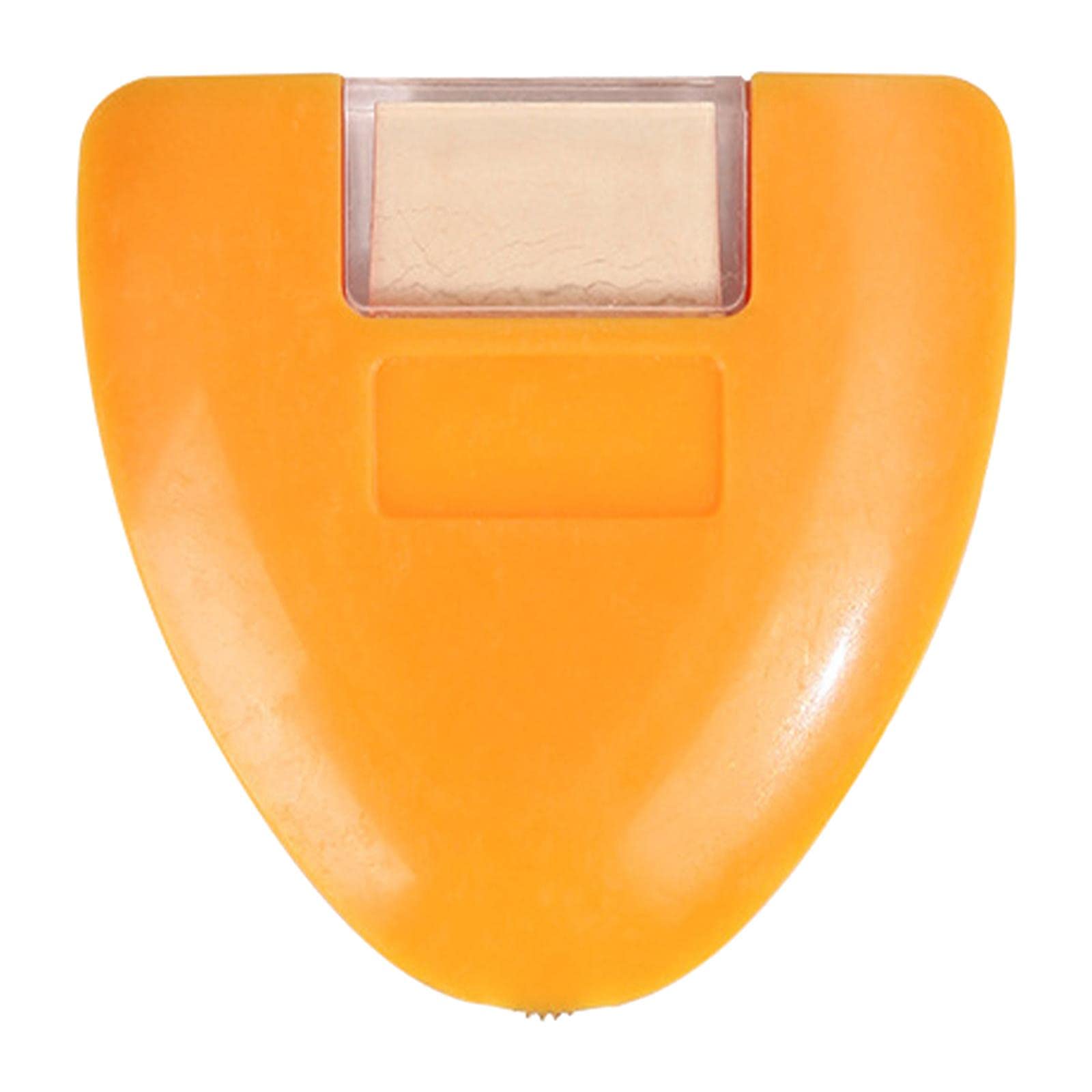 DYNWAVE Triangular Chalk Wheel - Portable Tailor Chalk Marker for Sewing, Quilting & Fabric Marking | Compact Removable Sewing Tool in Orange & Yellow | Perfect for DIY Crafts, Dressmaking & Professional Tailoring