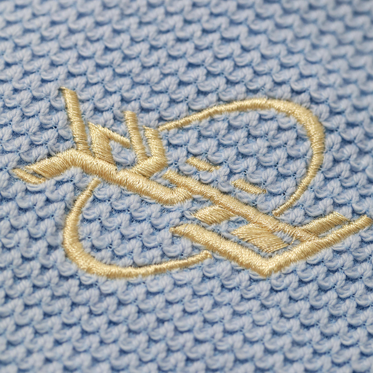 Premium Dona Knit Soccer Jersey - Sky Blue & Cream Color - Breathable & Lightweight for Men & Women - Perfect for Matches, Training & Fan Wear