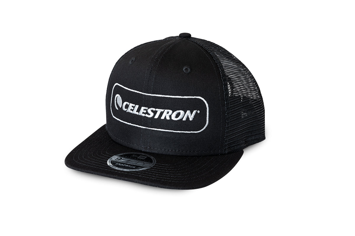 Celestron Classic Snapback Trucker Hat by New Era - Adjustable Baseball Cap for Men & Women - Perfect for Stargazing, Outdoor Adventures & Casual Wear