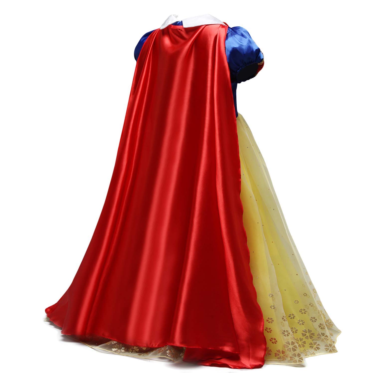 Snow White Princess Costume for Girls - Elegant Birthday Dress, Halloween & Christmas Party Outfit with Accessories | Perfect for Cosplay, Dress-Up, and Special Occasions