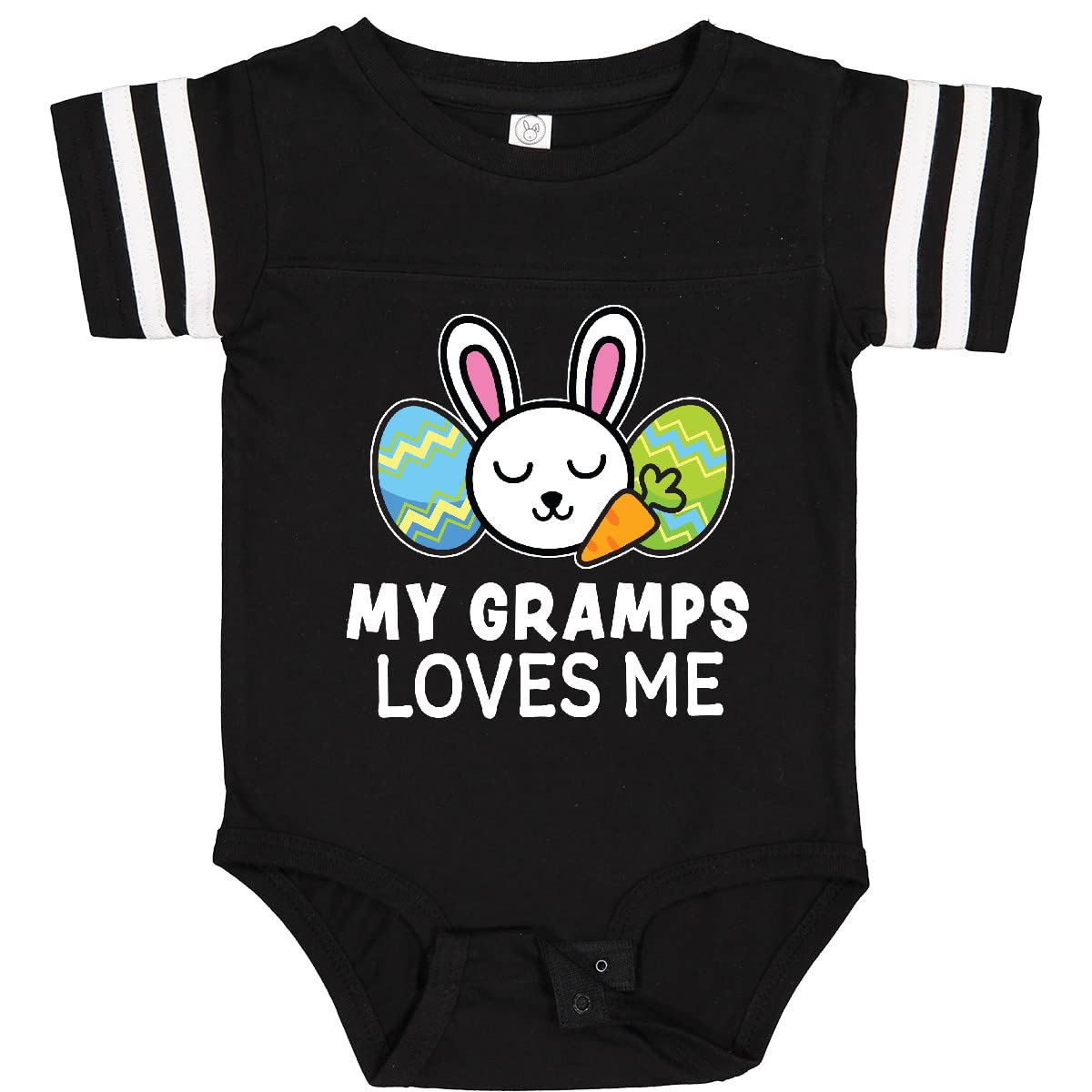 My Gramps Loves Me Bunny Easter Baby Bodysuit - Cute Easter Outfit