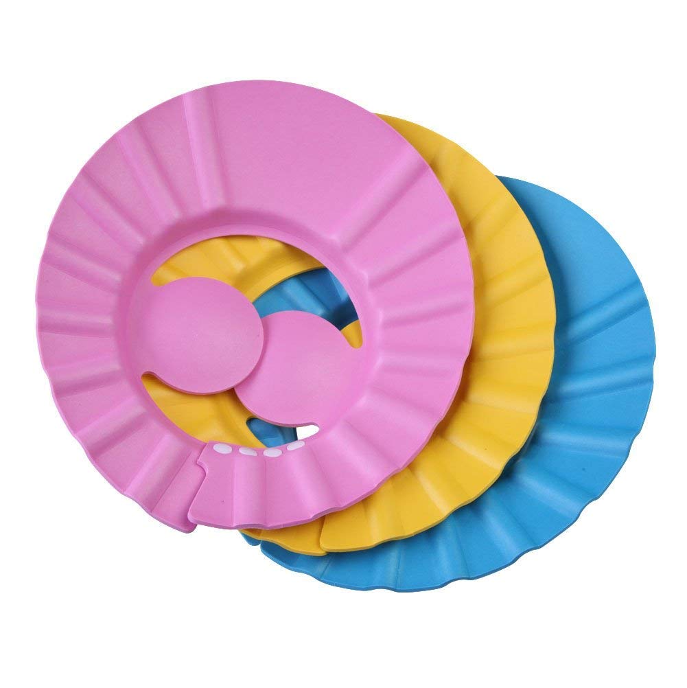**Hoshila172 Adjustable Baby Shower Cap – Safe Kids Bath Visor Hat for Hair & Eye Protection – Waterproof Wash Shield for Toddlers & Infants (Perfect for Bath Time & Hair Washing)**