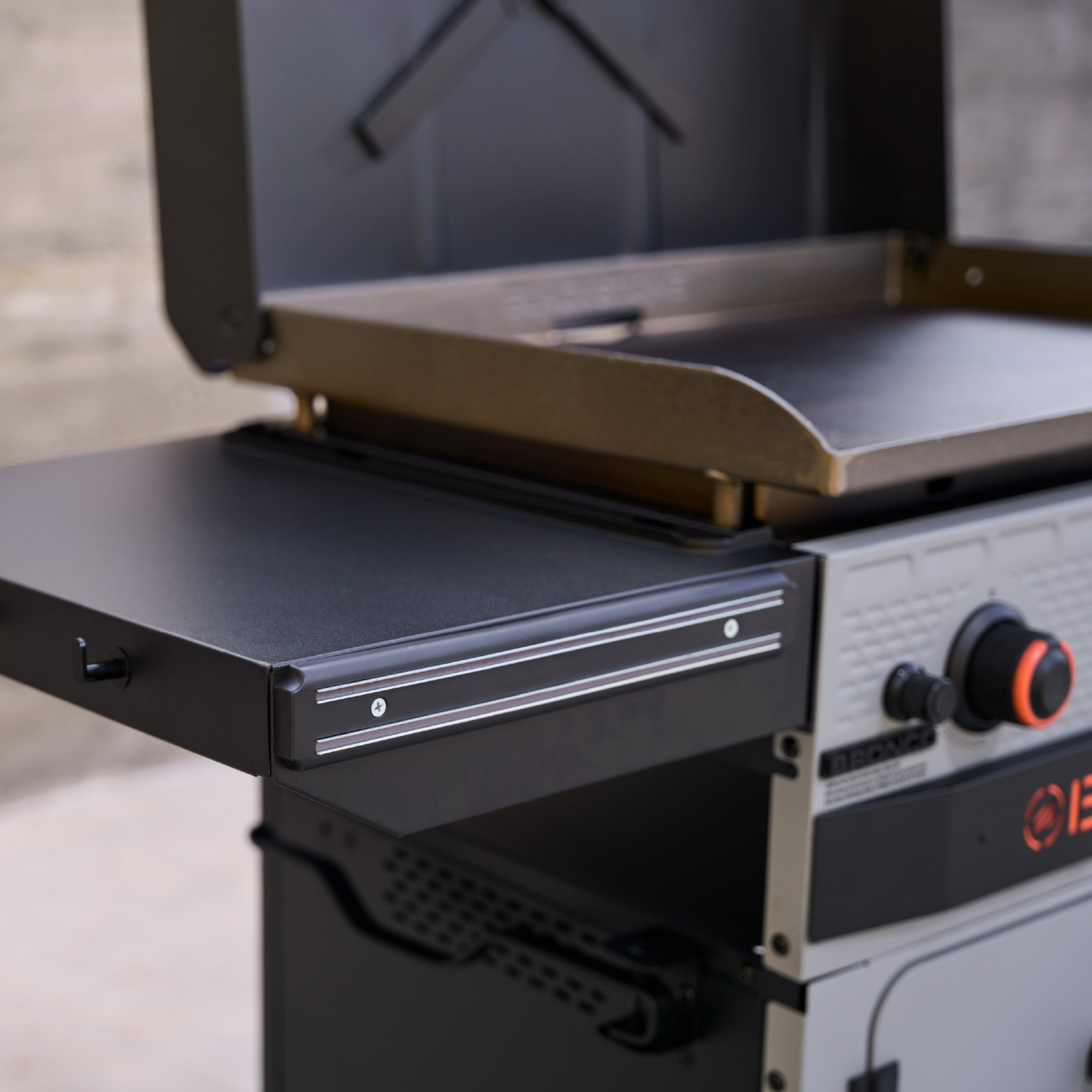 Bronco 28 XL Griddle with Cabinet - Heavy Duty Outdoor Flat Top Grill for Camping, Tailgating & Backyard BBQs - Stainless Steel Commercial Griddle with Storage