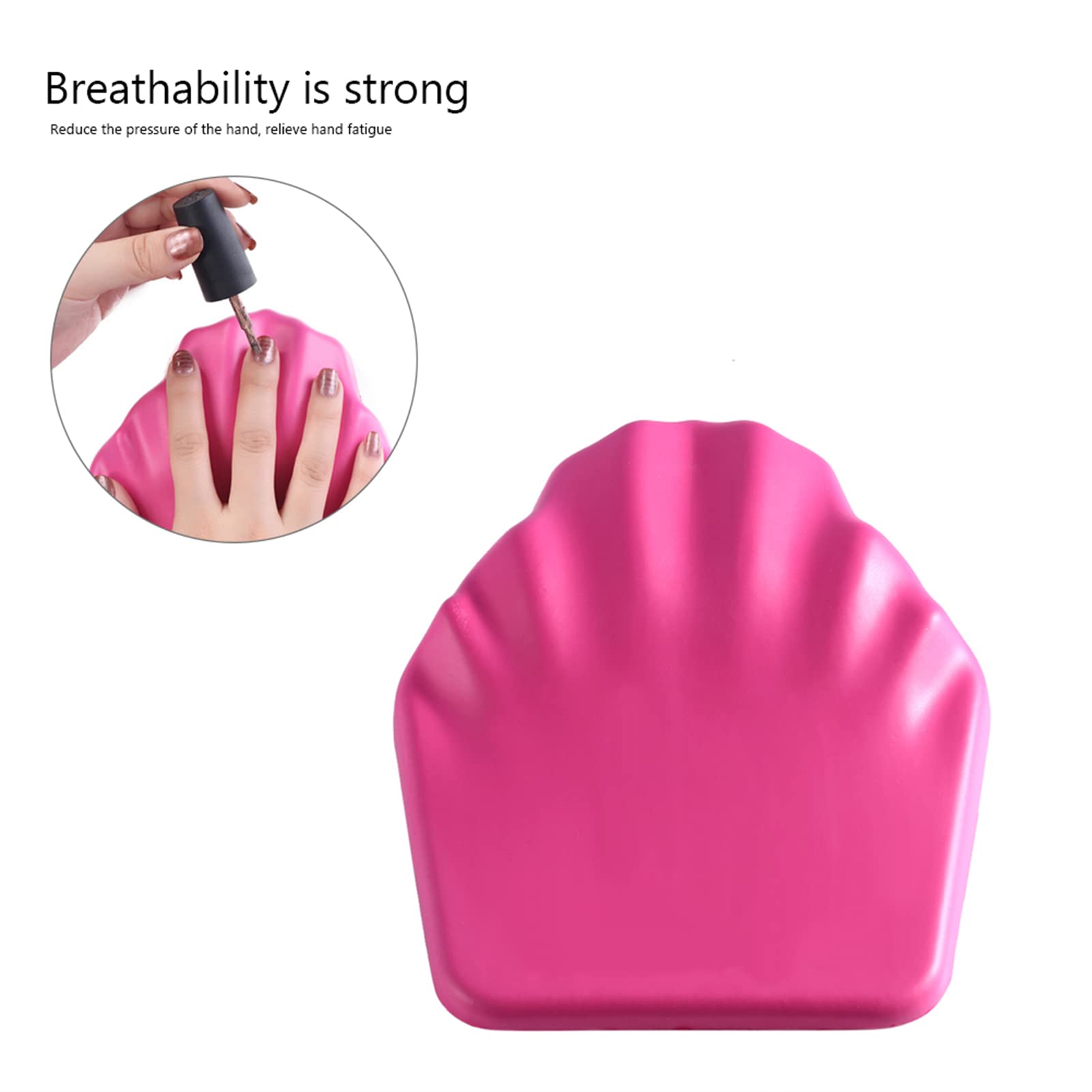 **Anti-Slip Manicure Hand Rest Pillow - Pink Nail Art Cushion for Gel & Acrylic Nails | Portable DIY Manicure Holder for Home & Salon Use**    *(Use Case: Perfect for nail technicians, DIY manicures at home, salon professionals, and gel/acrylic nail application.)*