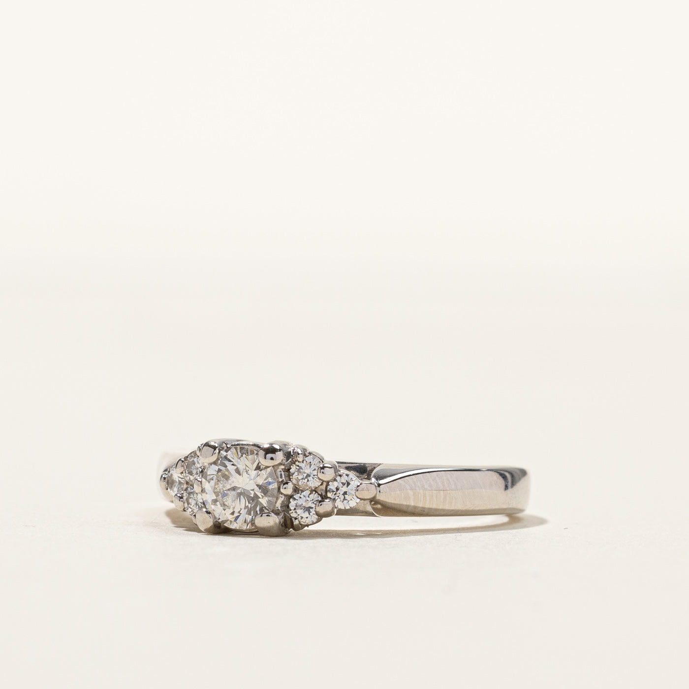 0.43ctw Cluster Diamond Ring for Women - Size 6.25 | Elegant Wedding, Engagement & Anniversary Jewelry Gift | Perfect for Bridal, Party & Special Occasions