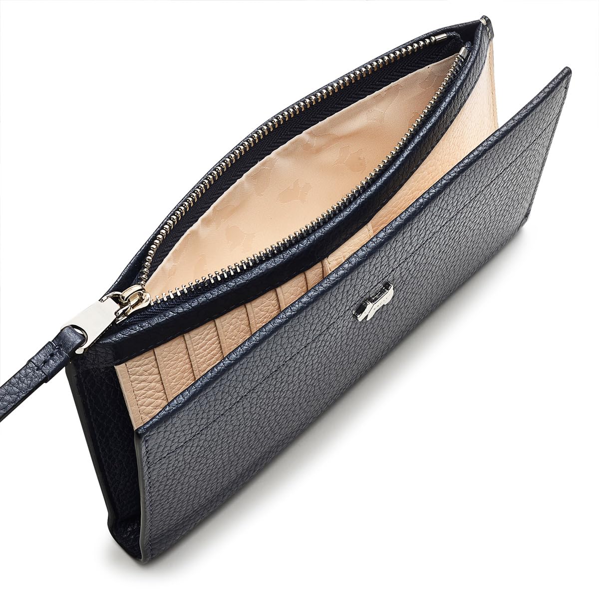 Radley London Richmond Mews Large Bifold Matinee Leather Wallet for Women - Ink Grained Leather with 12 Card Slots & Slip Pockets | Perfect for Everyday Use, Travel & Gift Giving