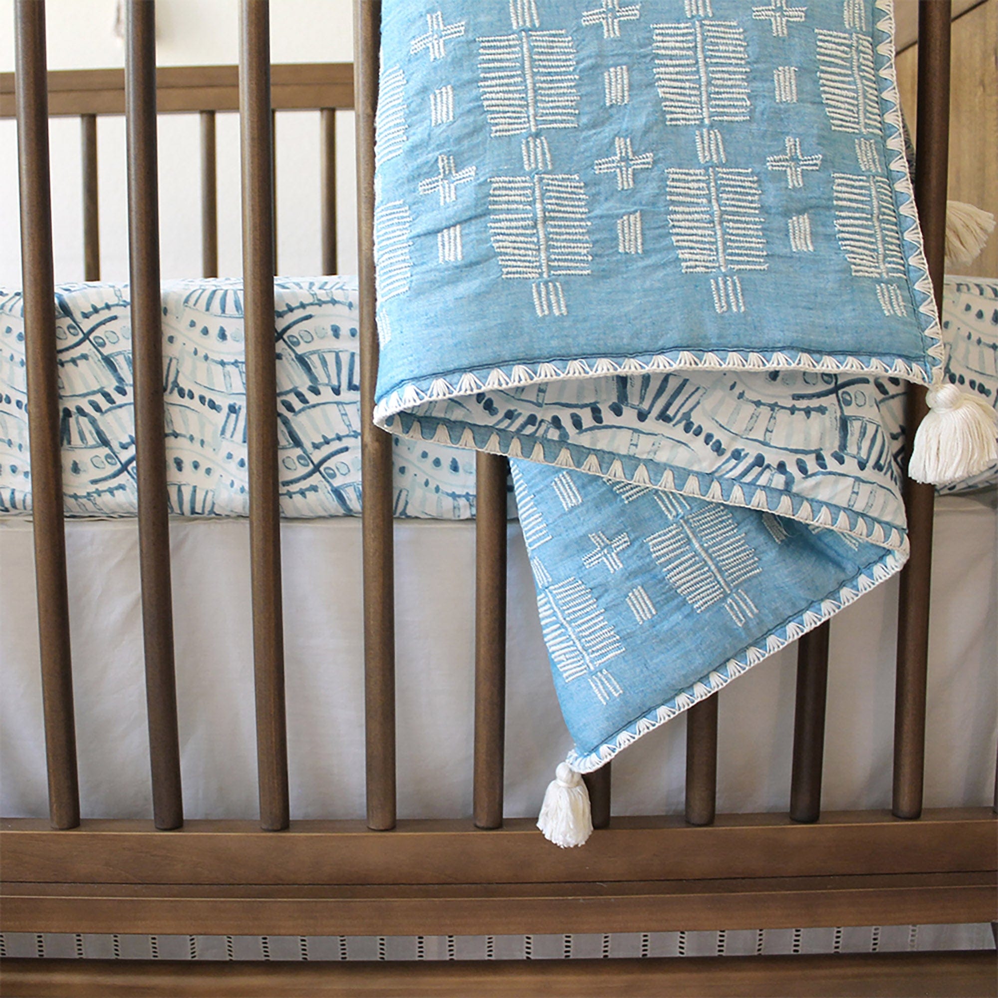 Soft Organic Cotton Fitted Crib Sheet for Baby Crib - Hypoallergenic & Breathable Nursery Bedding - Perfect for Newborns, Toddlers & Daycare Use