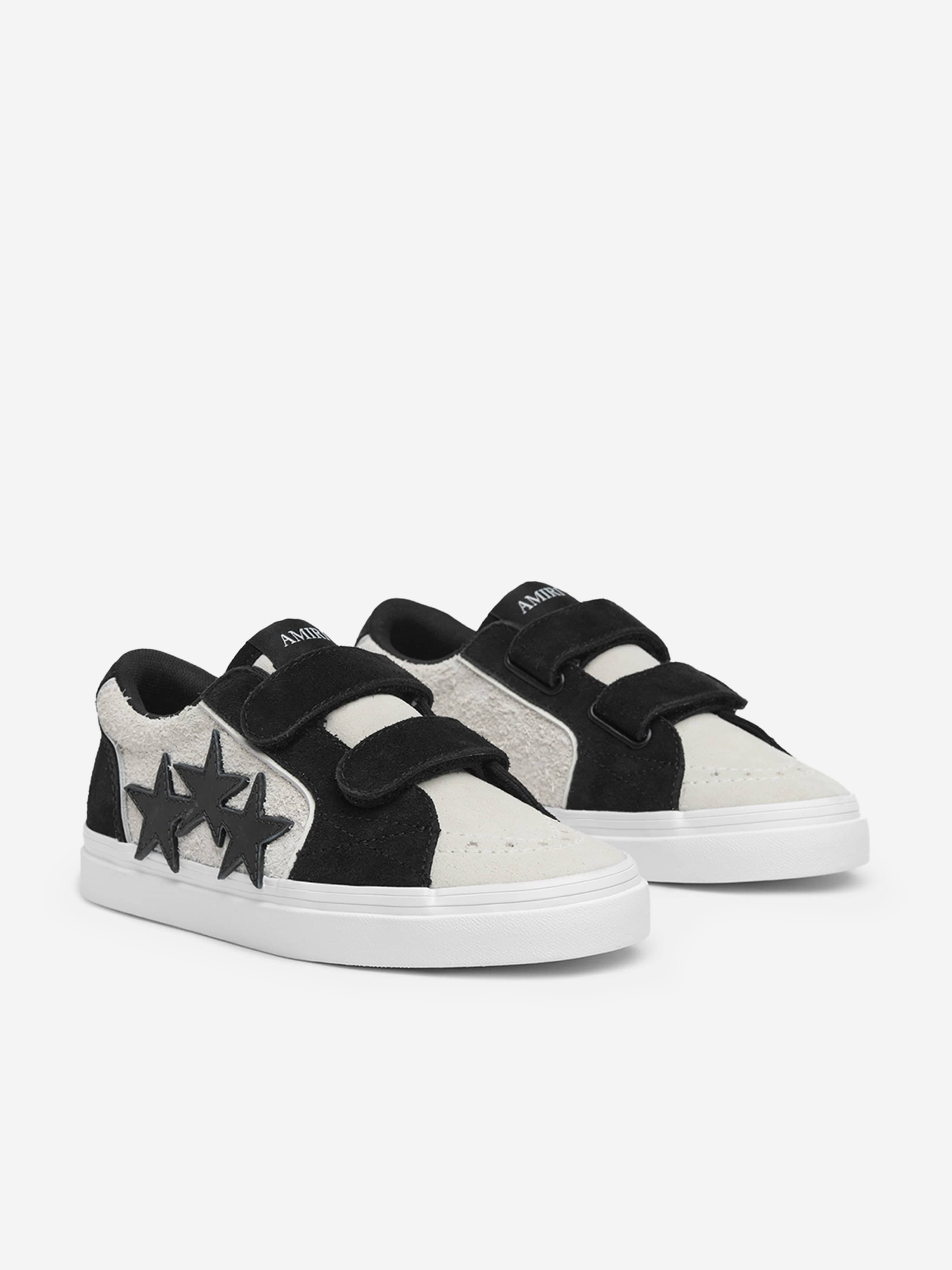 Amiri Kids Black Leather Sunset Skate Low Trainers – Stylish & Durable Sneakers for Boys & Girls | Perfect for Skateboarding, School & Casual Wear