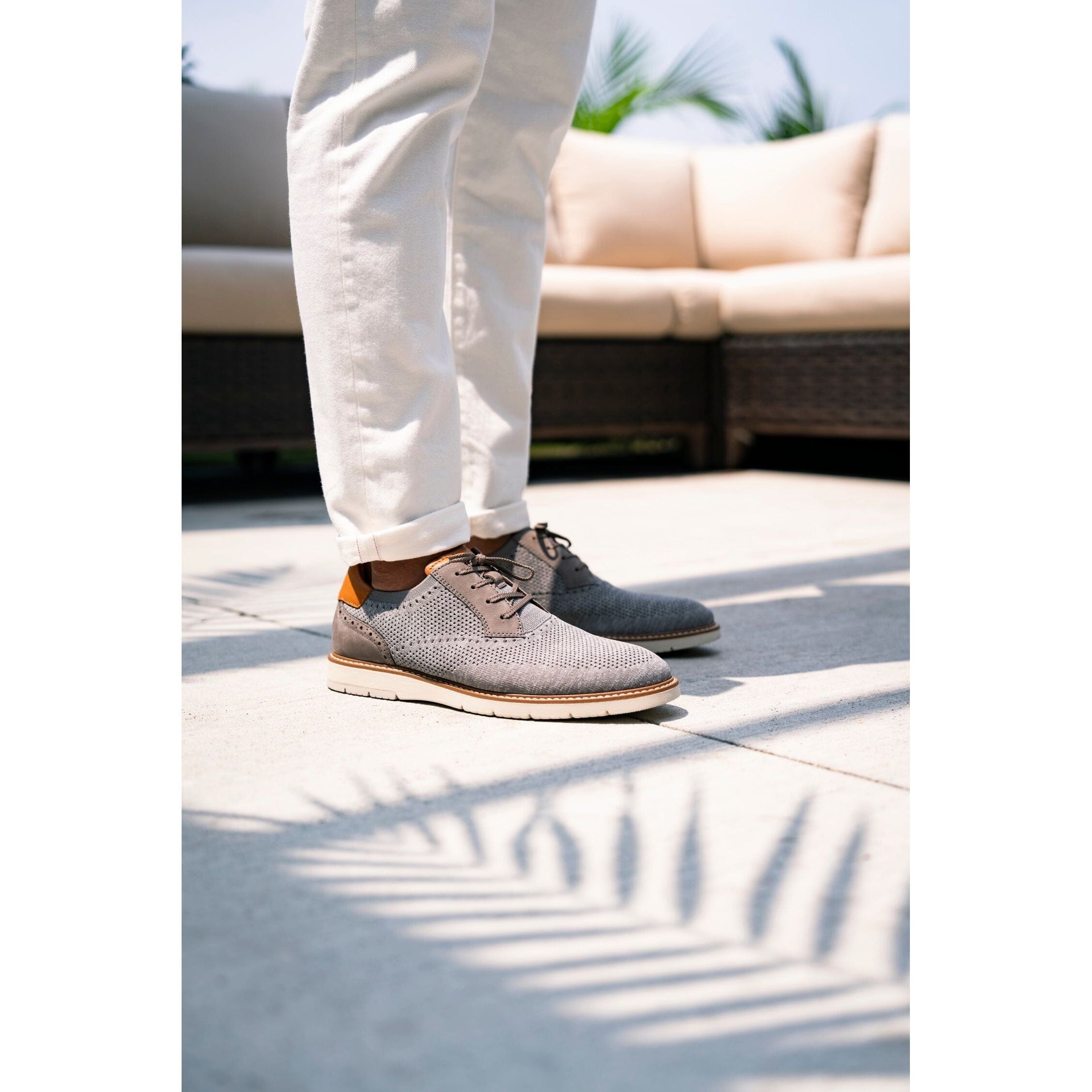 Florsheim Vibe Knit Plain Toe Oxford Shoes for Men - Medium & Wide Widths - Comfortable & Stylish Dress Shoes for Work, Office & Formal Occasions