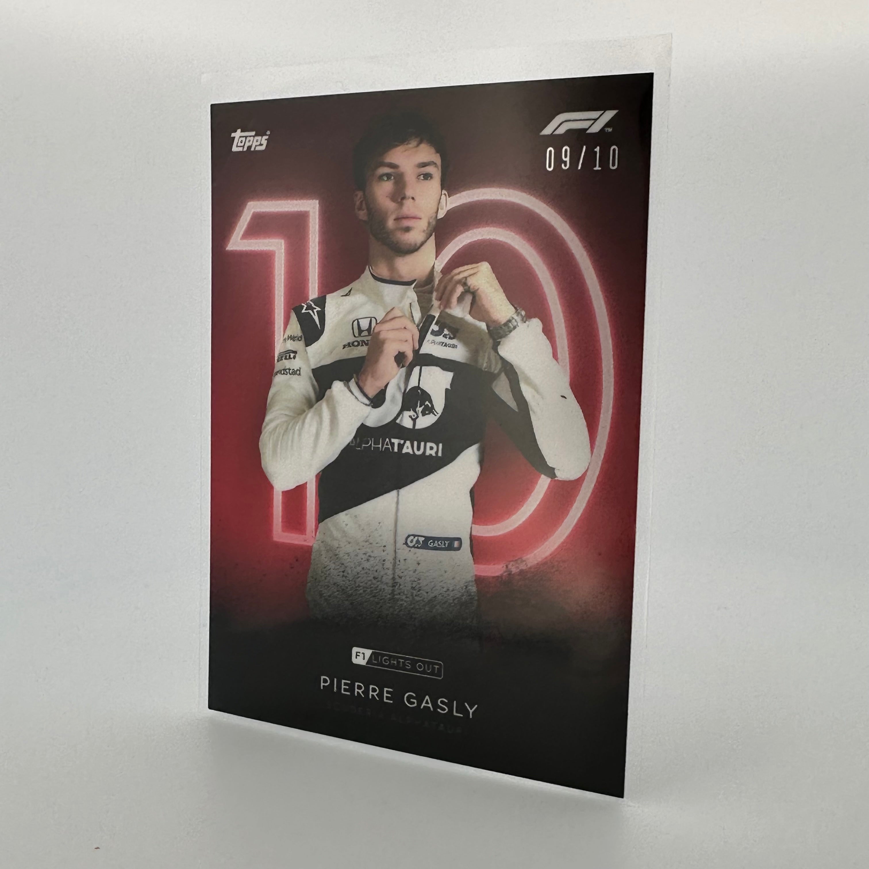 Pierre Gasly 2020 F1 Red Bull Racing Red Parallel Collectible Driver Card - Perfect for F1 Fans, Collectors, and Sports Memorabilia Enthusiasts