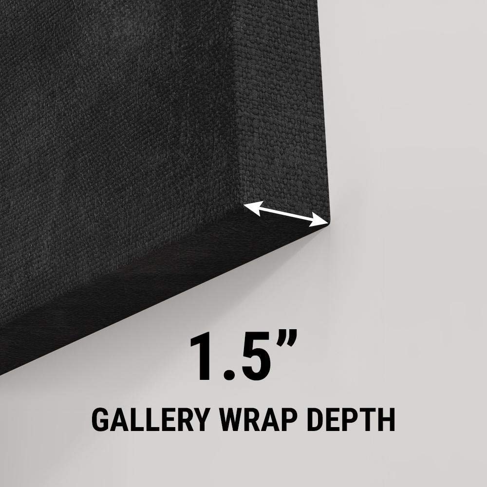 Inktuitive Lips 'Money Talks' Canvas Wall Art - 40x30 Inch Printed Modern Wall Decor with Black Frame | Motivational Office & Home Decor for Passion & Money Mindset | Perfect for Living Room, Bedroom, or Workspace Inspiration