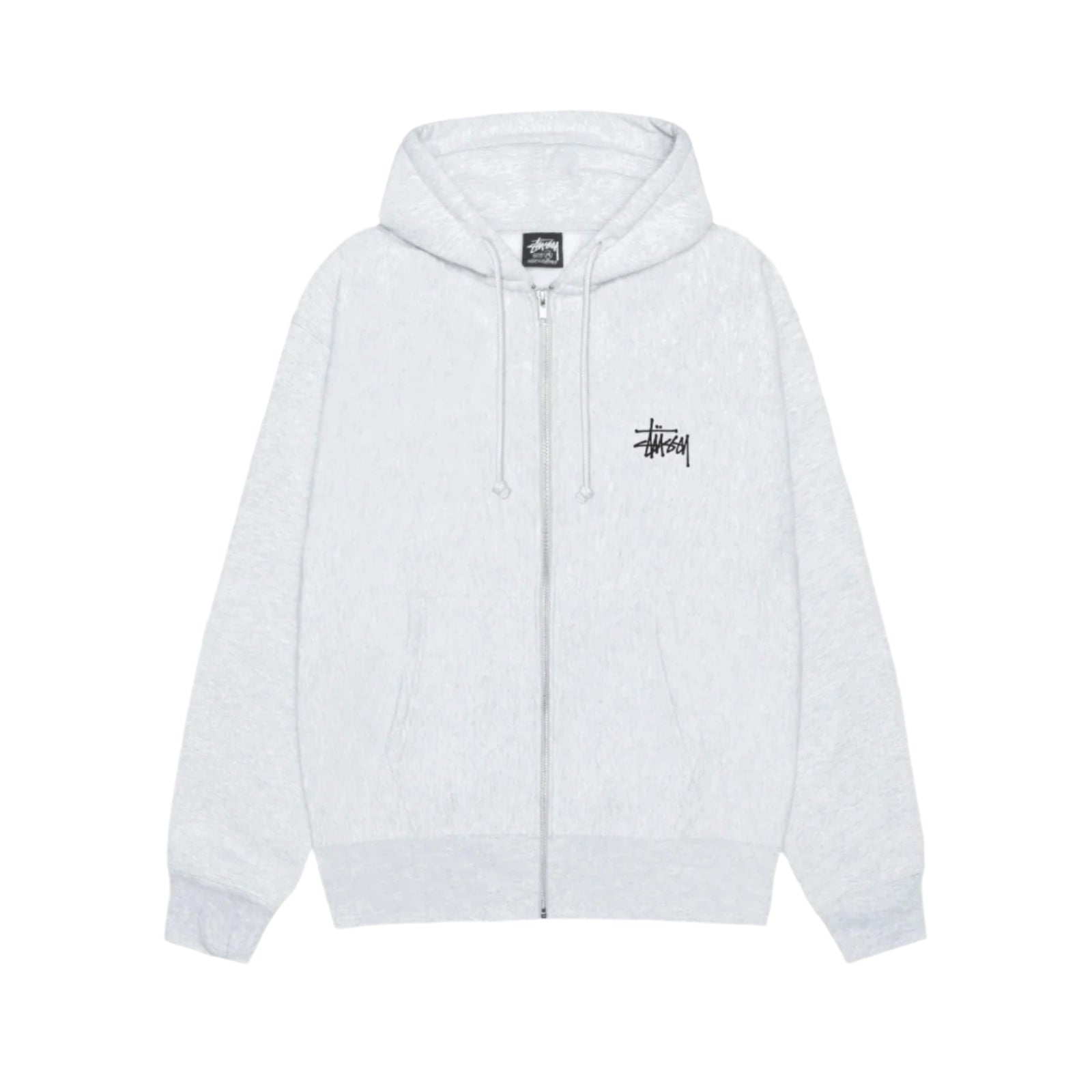 Stussy Big & Meaty Zip Hoodie for Men - Oversized Streetwear Pullover with Front Pocket | Perfect for Casual Wear, Street Fashion & Urban Lifestyle
