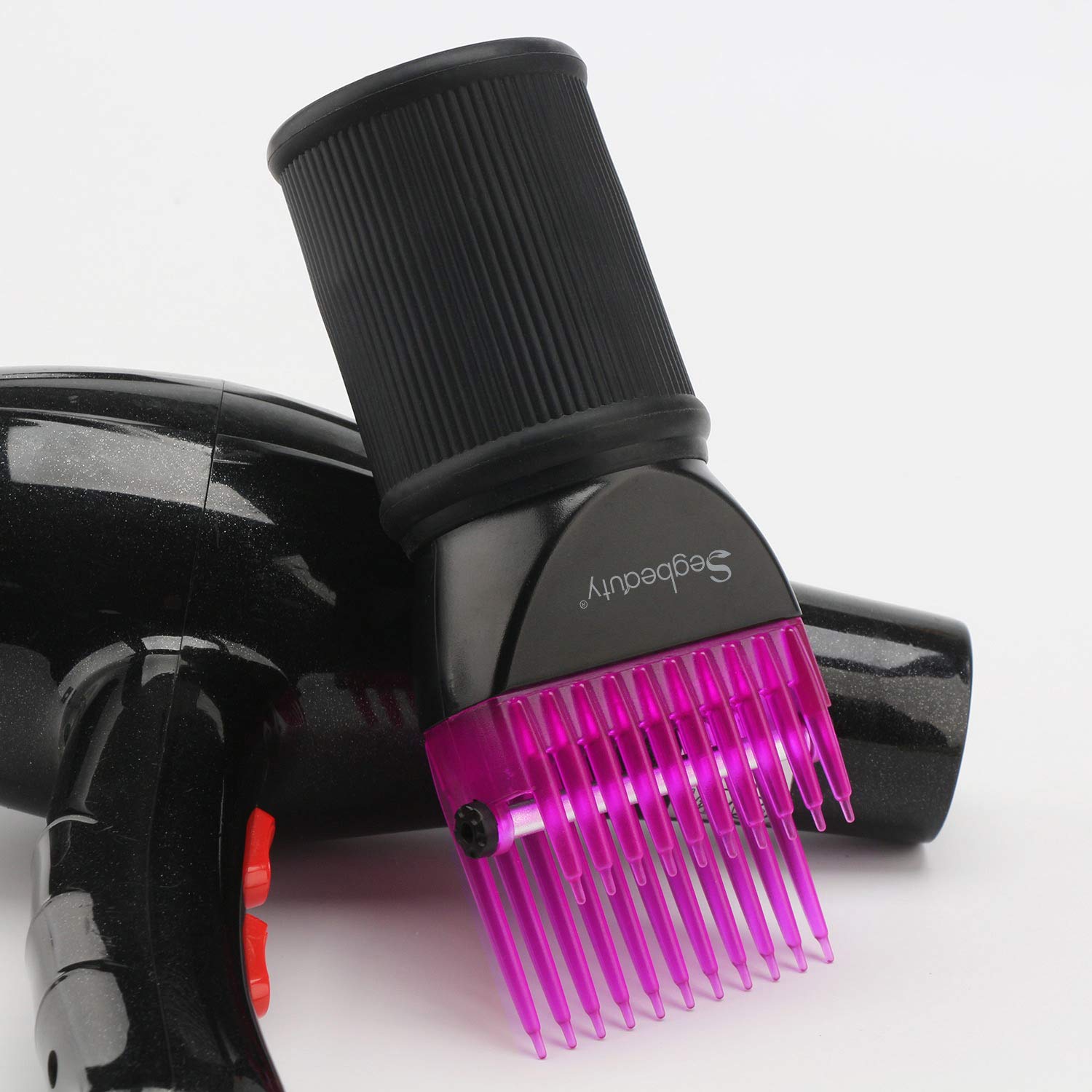 Segbeauty Blender Brush Hair Dryer Attachment - Professional Blow Dryer Comb & Concentrator Nozzle for 1.57-1.97
