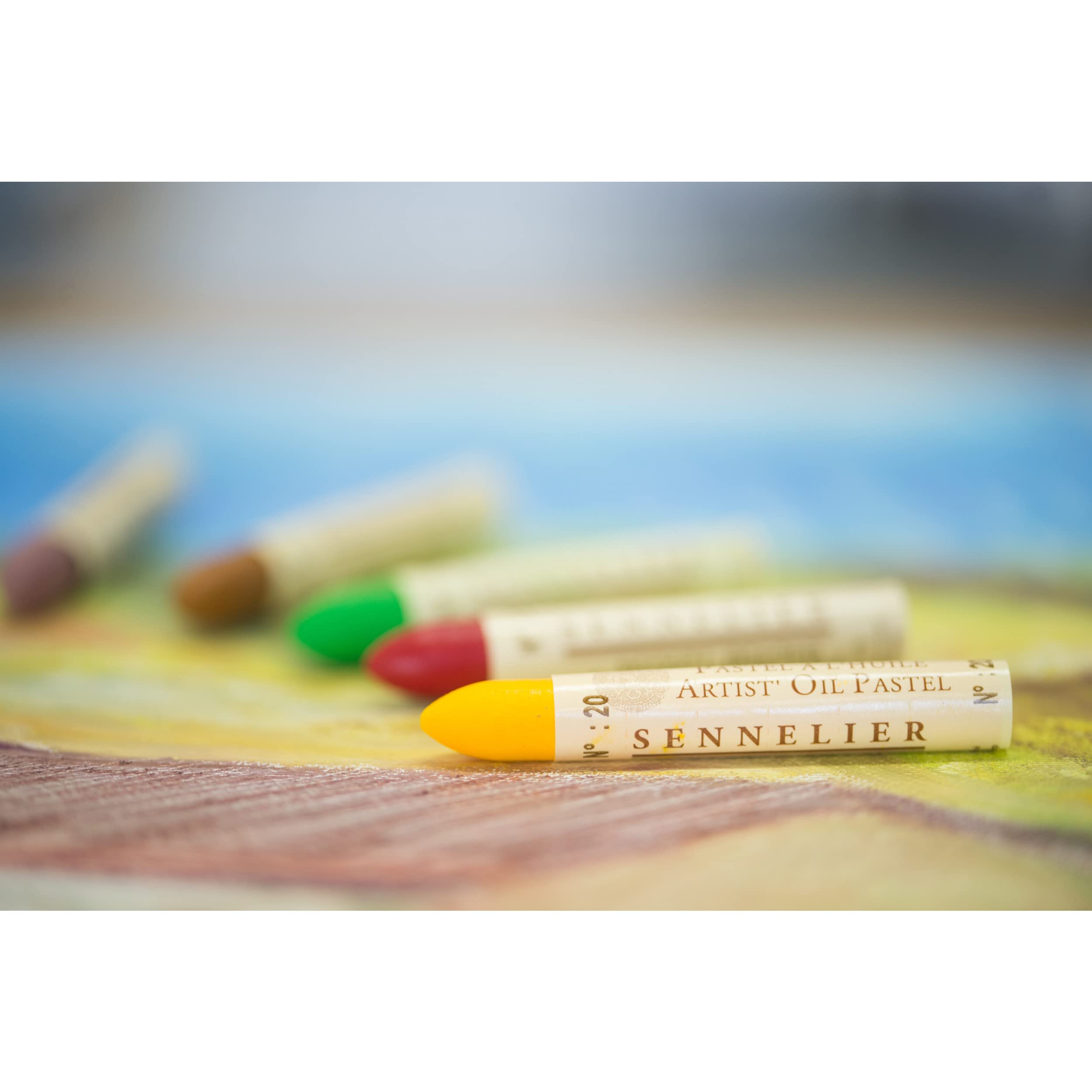 Sennelier Oil Pastel - Havana Ochre | Professional Artist Pastels for Drawing & Sketching | Ideal for Canvas, Paper & Mixed Media Art Projects