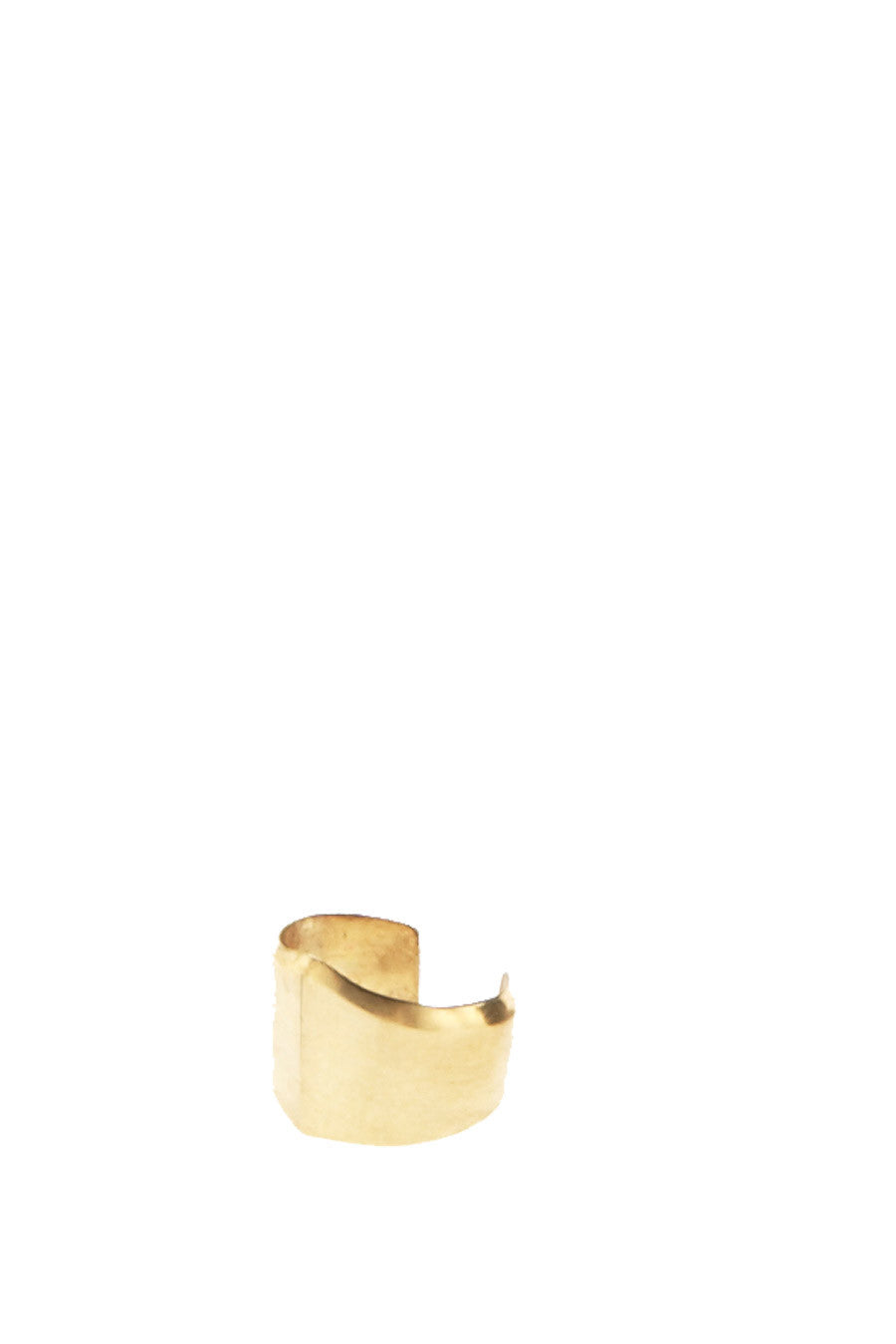 Roxy Matte Gold Ear Cuff for Women - Minimalist Nude Earring for Cartilage & Helix Piercing - Perfect for Everyday Wear, Parties & Boho Style