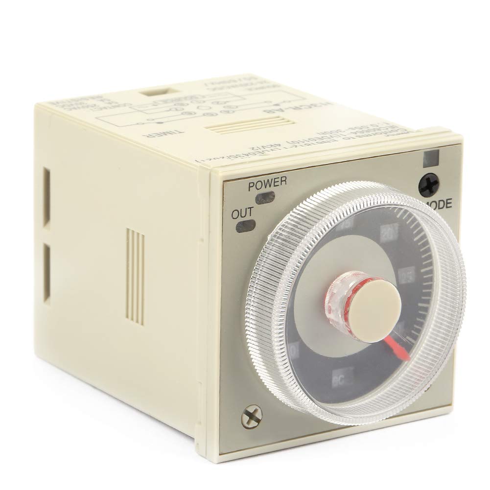 01 Repeat Cycle Timer - Waterproof Time Delay Relay with Large Contact Capacity & Stable Performance for Remote Control, Communication, Automation & Industrial Applications
