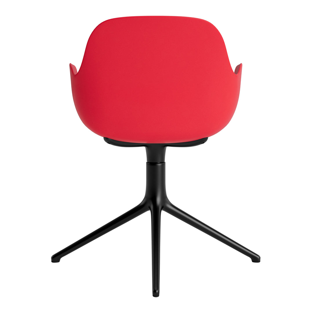 Modern Form Armchair with 4L Swivel Base - Ergonomic Office Chair for Home & Workspace - Perfect for Working, Gaming, and Relaxing
