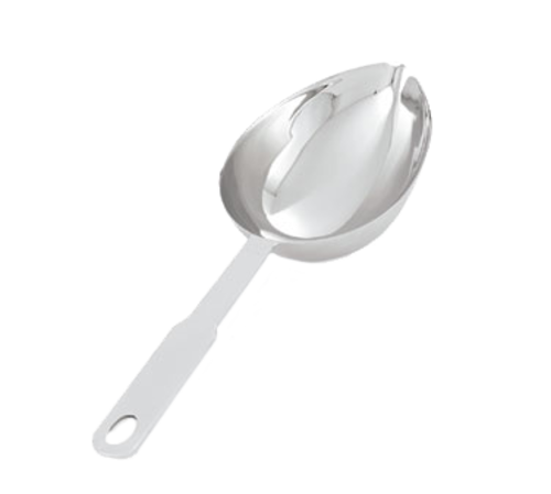 Vollrath 1 Cup Stainless Steel Measuring Scoop - Oval Design for Precise Baking & Cooking - Ideal for Flour, Sugar, Coffee & Dry Ingredients