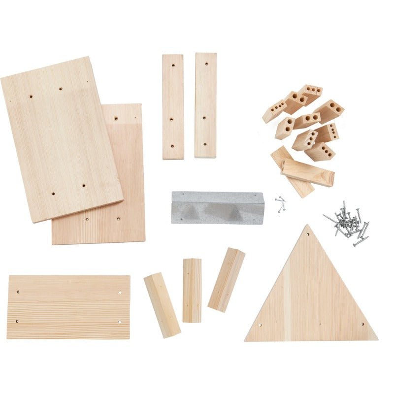 DIY Insect Hotel Kit - Build Your Own Bug House for Garden, Backyard & Outdoor Nature Exploration | Attract Beneficial Insects Like Bees & Butterflies